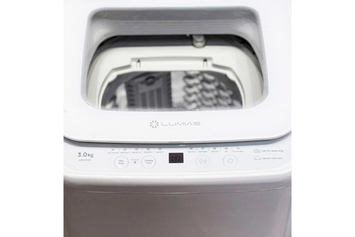 Máy giặt mini nhiệt độ cao Lumias 3 kg WS040WH